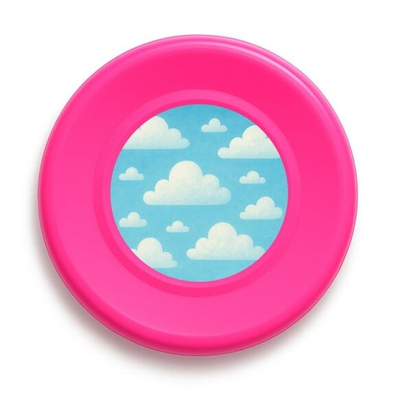 Disco de Arremesso Frisbee Céu Azul