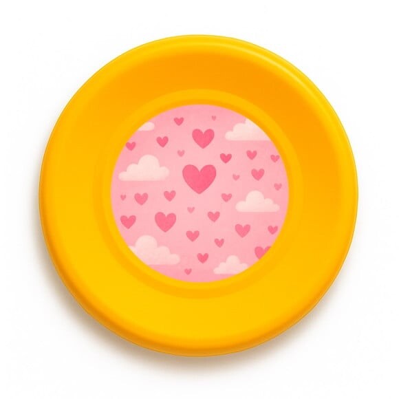 Disco de Arremesso Frisbee Céu Rosa