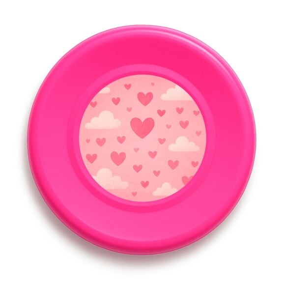 Disco de Arremesso Frisbee Céu Rosa