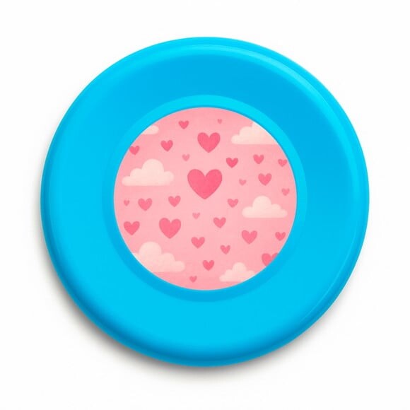 Disco de Arremesso Frisbee Céu Rosa