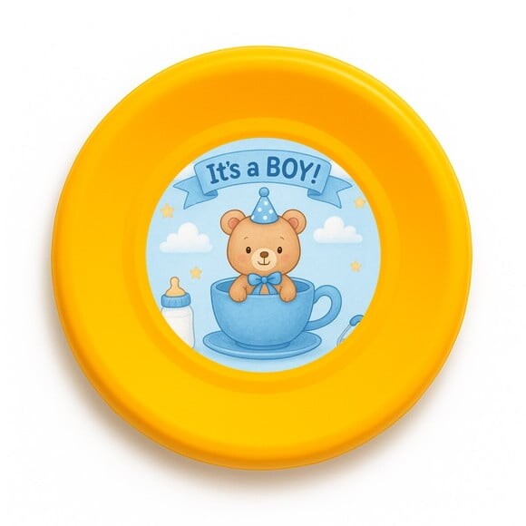 Disco de Arremesso Frisbee Chá de Bebê Menino