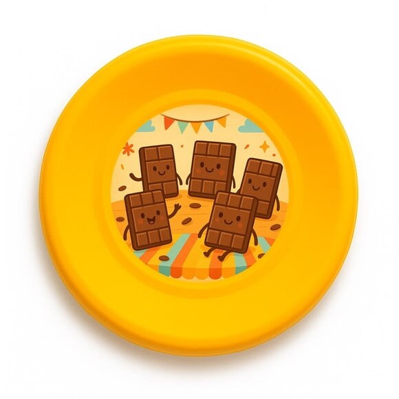 Disco de Arremesso Frisbee Chocolates