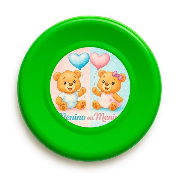 Disco de Arremesso Frisbee Chá de Revelação