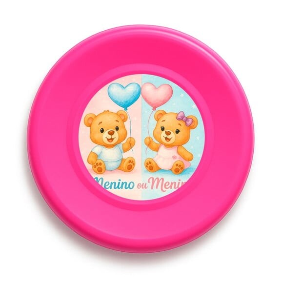 Disco de Arremesso Frisbee Chá de Revelação
