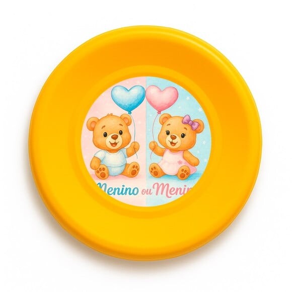 Disco de Arremesso Frisbee Chá de Revelação