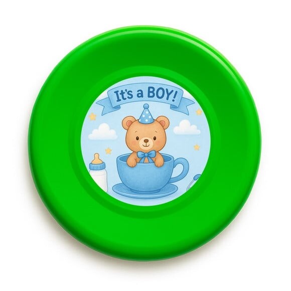 Disco de Arremesso Frisbee Chá de Bebê Menino