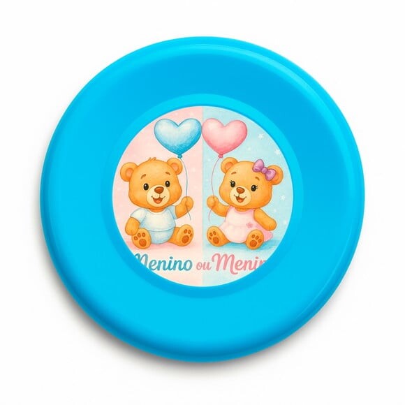 Disco de Arremesso Frisbee Chá de Revelação