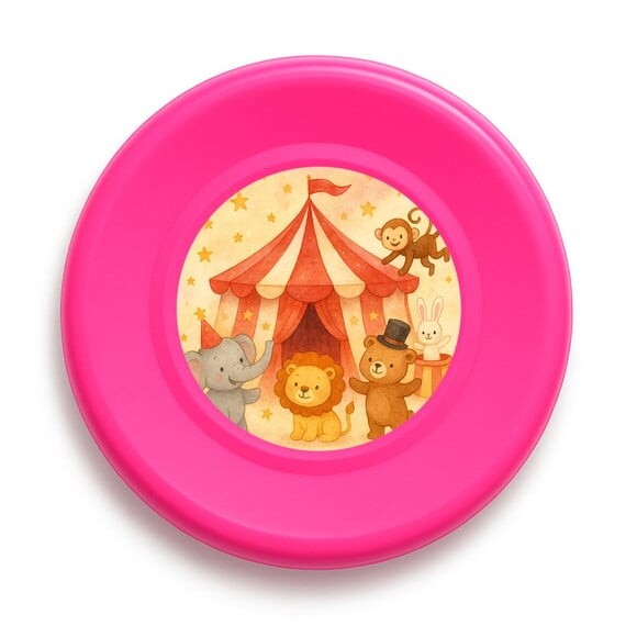 Disco de Arremesso Frisbee Circo Aquarela