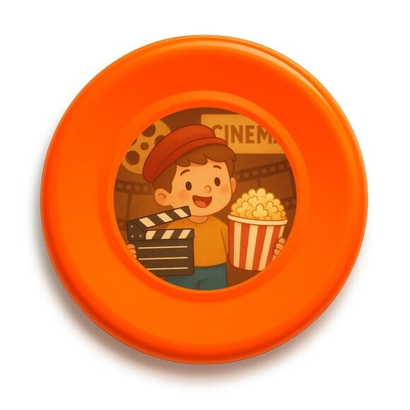 Disco de Arremesso Frisbee Cinema Antigo