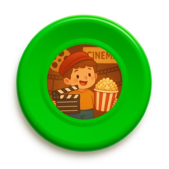 Disco de Arremesso Frisbee Cinema Antigo