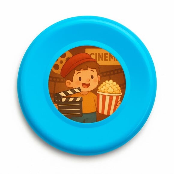 Disco de Arremesso Frisbee Cinema Antigo