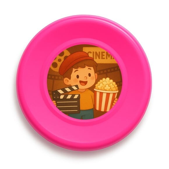 Disco de Arremesso Frisbee Cinema Antigo