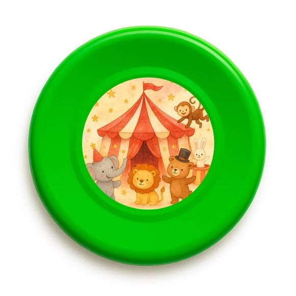 Disco de Arremesso Frisbee Circo Aquarela