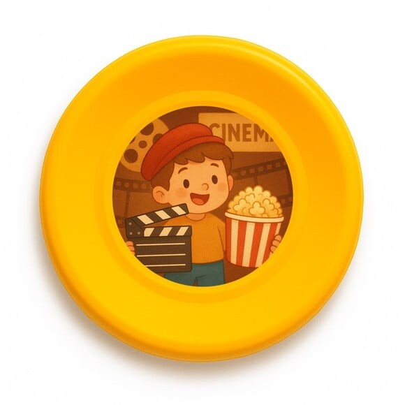 Disco de Arremesso Frisbee Cinema Antigo