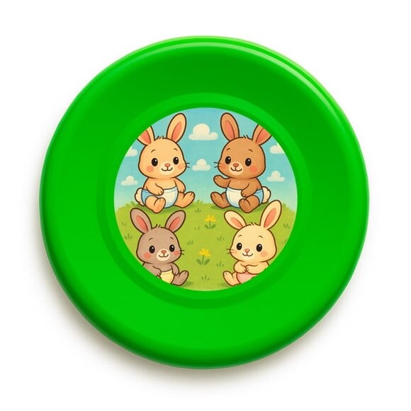 Disco de Arremesso Frisbee Coelhinhos Baby