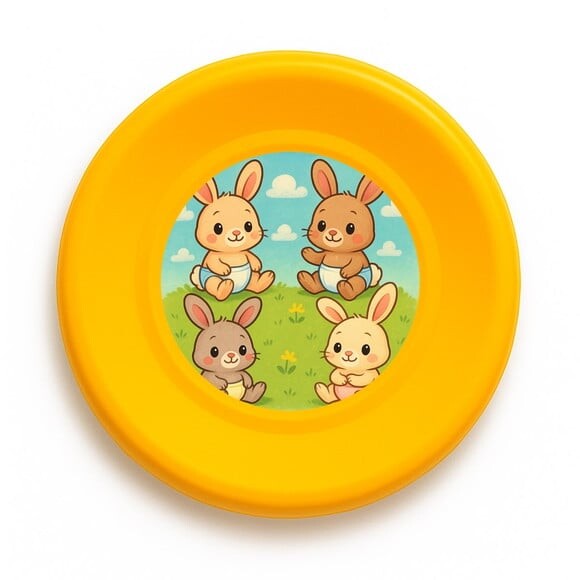 Disco de Arremesso Frisbee Coelhinhos Baby