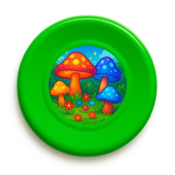 Disco de Arremesso Frisbee Cogumelos Mágicos