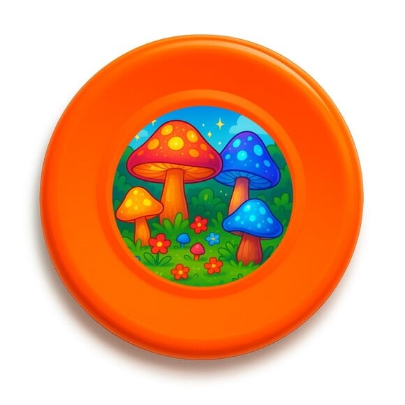 Disco de Arremesso Frisbee Cogumelos Mágicos