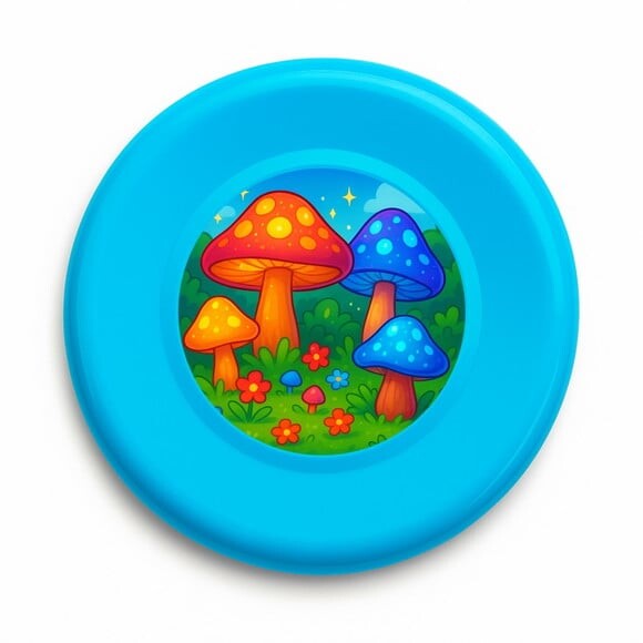 Disco de Arremesso Frisbee Cogumelos Mágicos