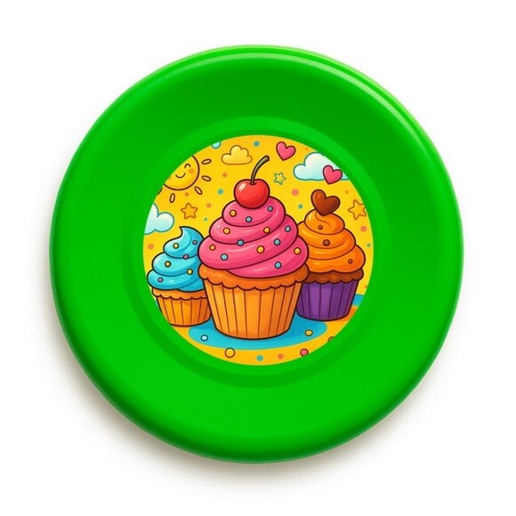 Disco de Arremesso Frisbee Cupcakes
