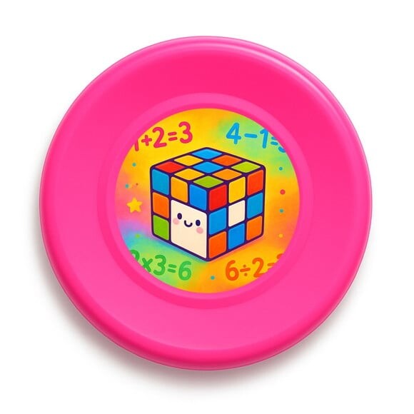 Disco de Arremesso Frisbee Cubo Mágico