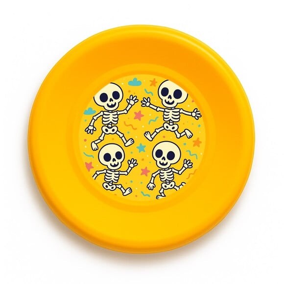 Disco de Arremesso Frisbee Esqueletinhos Kids