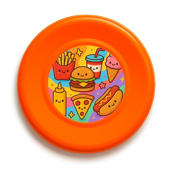 Disco de Arremesso Frisbee Fast Food