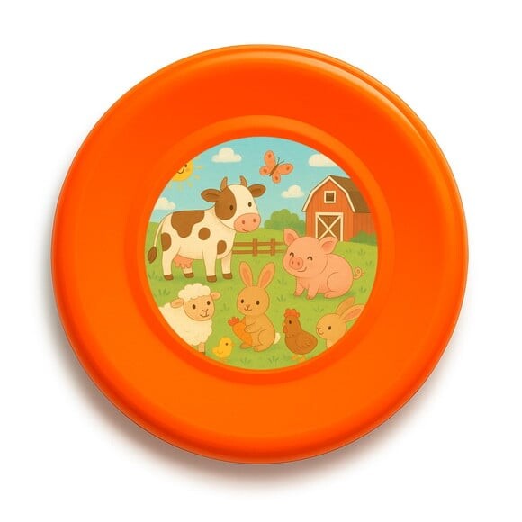 Disco de Arremesso Frisbee Fazendinha