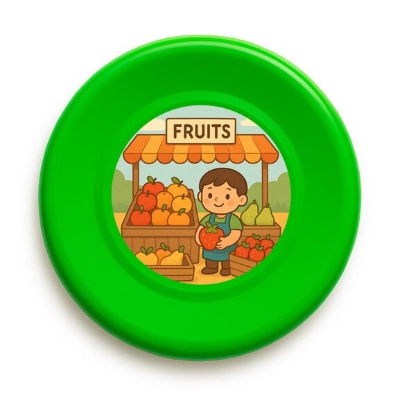 Disco de Arremesso Frisbee Feira de Frutas