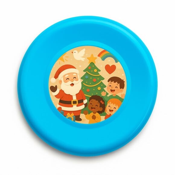 Disco de Arremesso Frisbee Feliz Natal