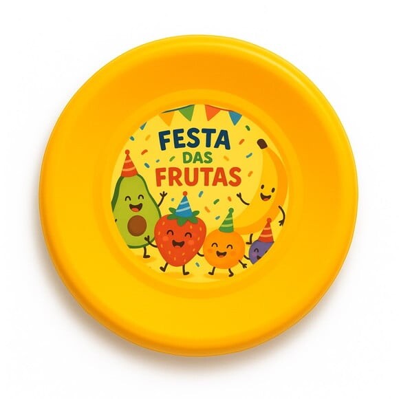 Disco de Arremesso Frisbee Festa das Frutas