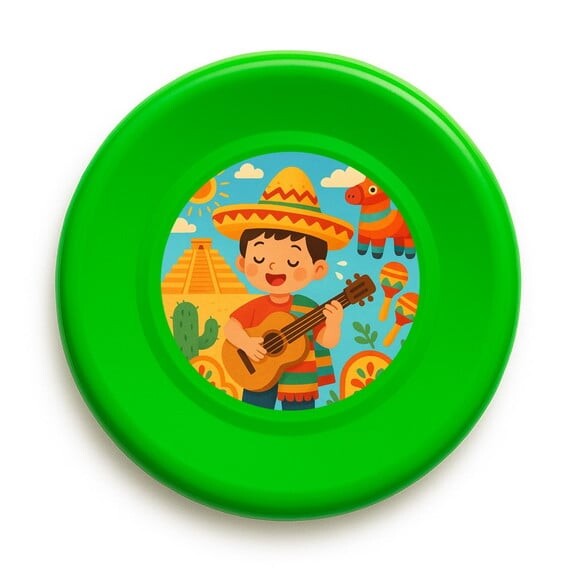 Disco de Arremesso Frisbee Festa Mexicana