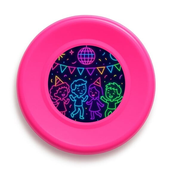 Disco de Arremesso Frisbee Festa Neon