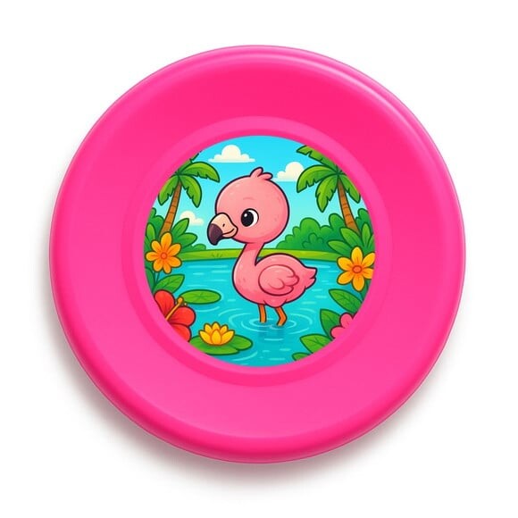 Disco de Arremesso Frisbee Flamingo Baby