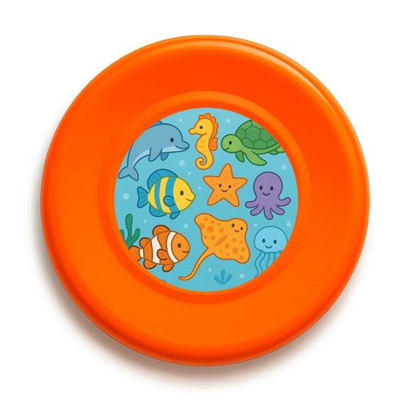 Disco de Arremesso Frisbee Fundo do Mar