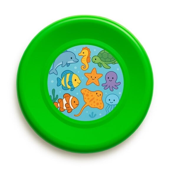 Disco de Arremesso Frisbee Fundo do Mar