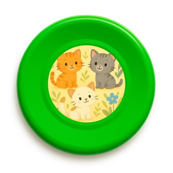 Disco de Arremesso Frisbee Gatinhos