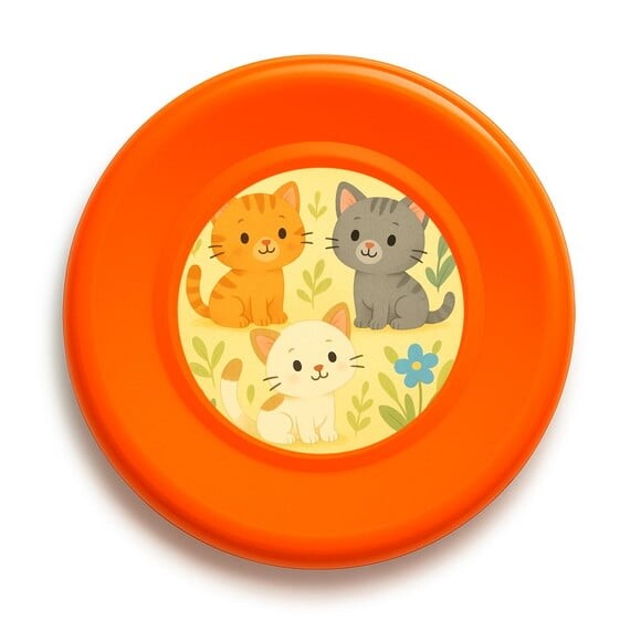 Disco de Arremesso Frisbee Gatinhos