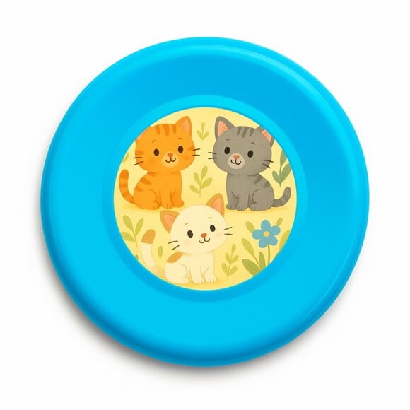 Disco de Arremesso Frisbee Gatinhos