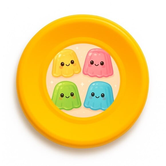 Disco de Arremesso Frisbee Gelatinas