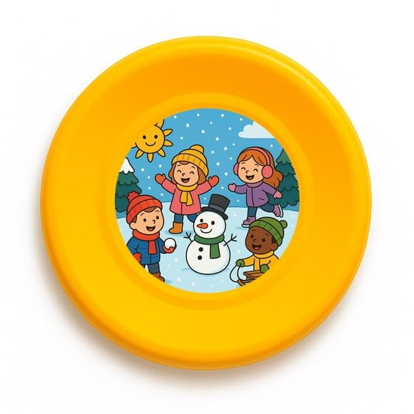 Disco de Arremesso Frisbee Inverno Divertido