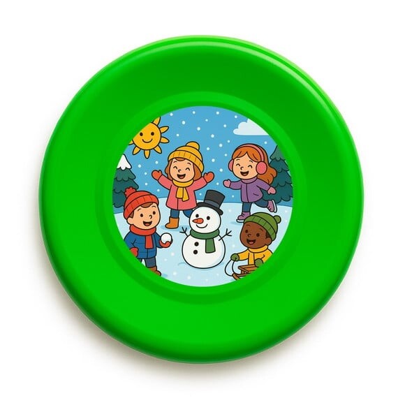 Disco de Arremesso Frisbee Inverno Divertido