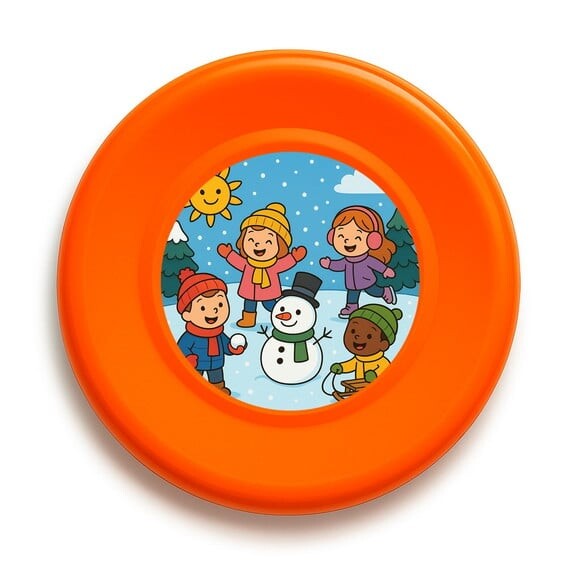 Disco de Arremesso Frisbee Inverno Divertido