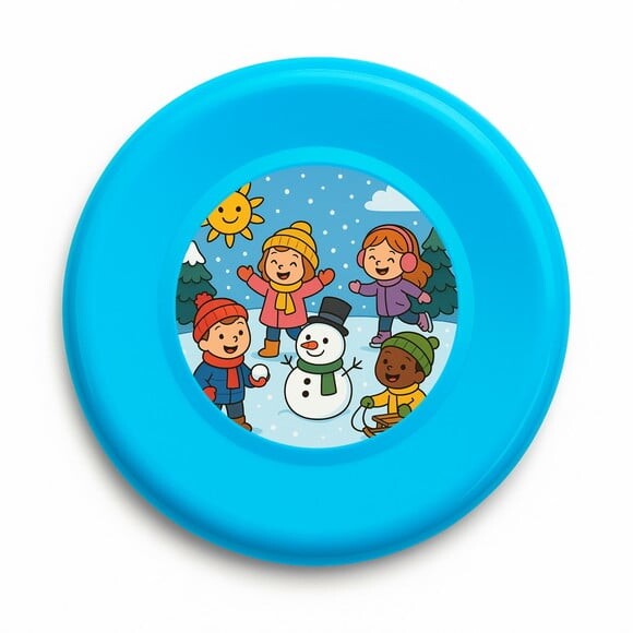 Disco de Arremesso Frisbee Inverno Divertido