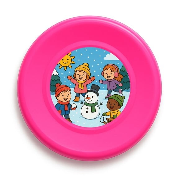 Disco de Arremesso Frisbee Inverno Divertido