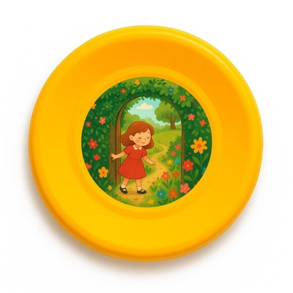 Disco de Arremesso Frisbee Jardim Secreto
