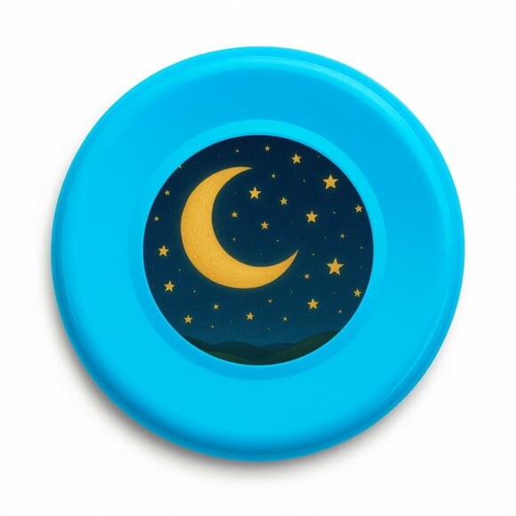 Disco de Arremesso Frisbee Lua e Estrelas