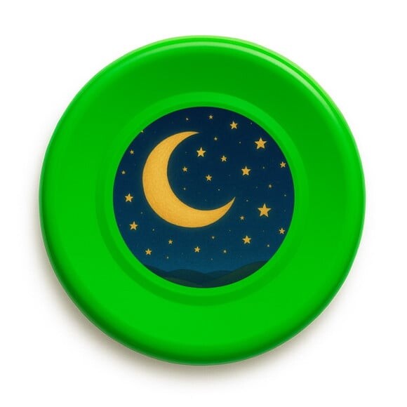 Disco de Arremesso Frisbee Lua e Estrelas