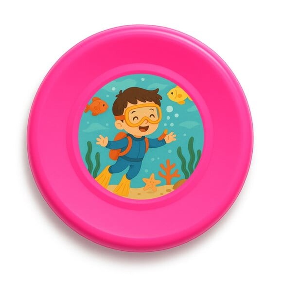 Disco de Arremesso Frisbee Menino Mergulhador