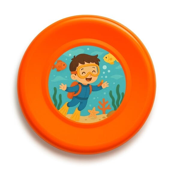 Disco de Arremesso Frisbee Menino Mergulhador